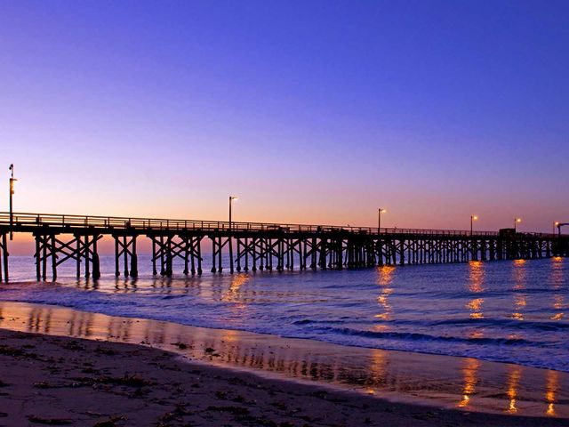 Goleta pier. Credit: Tony Mastres